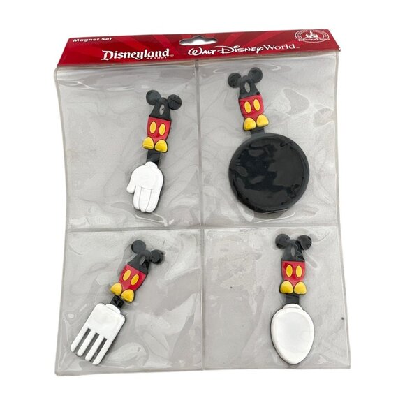 Disney Parks Mickey Mouse Mini Kitchen Utensil Magnet Set - Picture 3 of 4